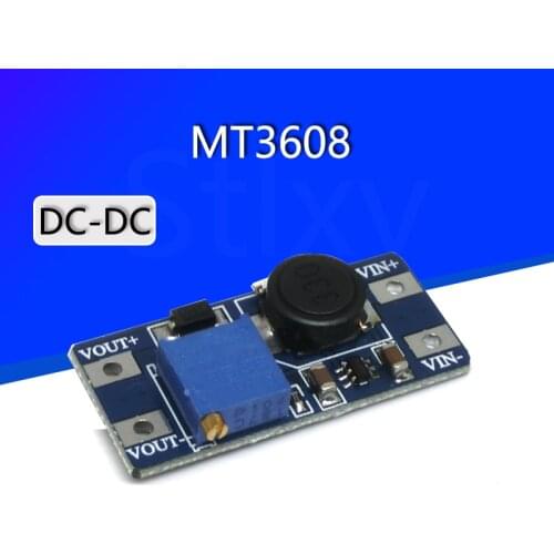 MT3608 DC-DC Step Up Converter Booster Power Supply Module Boost Step-up Board MAX output 28V 2A