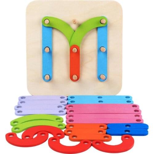 Childrens Early Education Educational Toys Building Blocks Fun Wooden Creative Digital Letters Set Column Baby Educational Toys