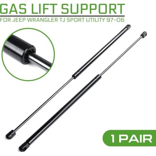 Rear Window Glass Gas Spring Shock Lift Support Rod Arm For Jeep Wrangler TJ Sport Utility 1997 1998 1999 - 2006 Struts Bar