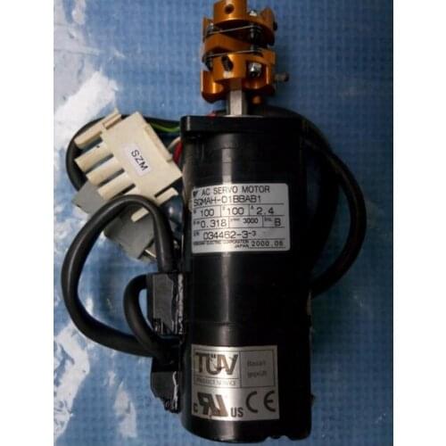 Servo motor SGMAH-01BBAB1 , Used one , 90% appearance new , 3 months warranty , in stock
