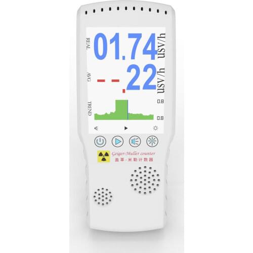 BR-9C Portable Electromagnetic Radiation Nuclear Detector 2-in-1 EMF Meter Full-functional Geiger Counter Tester