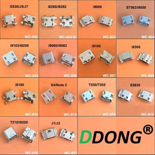 14Model 28PCS USB Charging Port Connector Plug Jack Socket Repair Part For Samsung G530 S3 i9300 S4 Note 2 J3 J7 J5 T210 T550