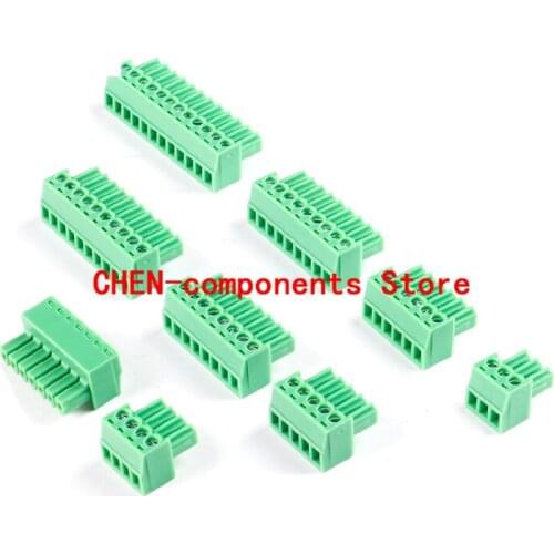 5pcs KF2EDGK-3.5-2/3/4/5/6-12P/plug 300V/8A 3.5mm pitch pluggable terminal block