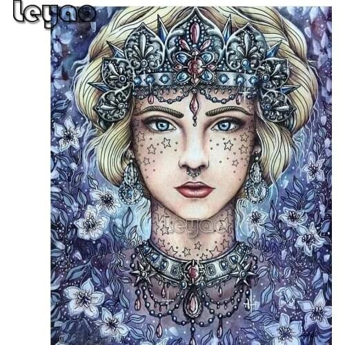 DIY Diamond Mosaic Fairy Queen Cross Stitch Diamond Embroidery goddess Rhinestones Art Handmade Hobby Gift Wall Decor