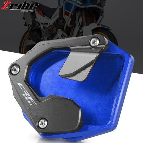 For Honda CRF1000L Africa Twin Adventure Sports 2018 2019 2020 Kickstand Foot Side Stand Extension Pad Motorcycle Accessories