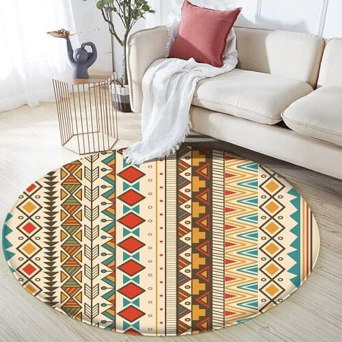 Printed Flannel Area Rug Room Floor Printed Carpet For Living Room Bedroom Home Crapet Carpet Mandala Decorative Bohemian Style