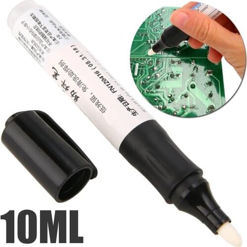 Soldering Rosin Flux Pen 10ml Solder Flux Pen Low-Solid Non-Clean Surface Mount Solar Panel DIY Power Panel Supplies