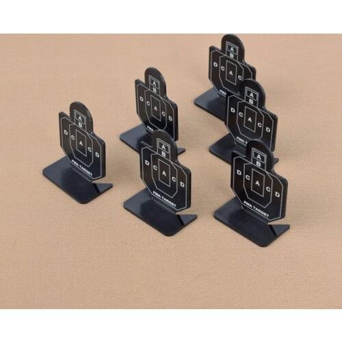Tactical Airsoft Aluminum Shooting Target Set For Air Gun Hundgun Glock CZ-75 1911 BB Gun Practicing Training Accessory