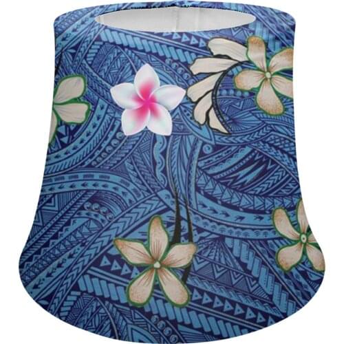 Desk Lamp Decorative Polynesian Flower Lamp Shade Protector Cover Nightshade Table Lampshade for Bedside,Dorm, Nightstand Lamp
