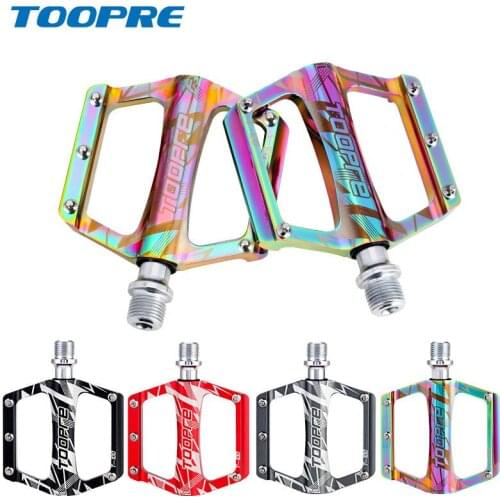 New Bicycle Pedals Sealed Bearing Aluminum Alloy Mountain Road Bike Non-Slip Waterproof Flat Pedal Cycling Accessories