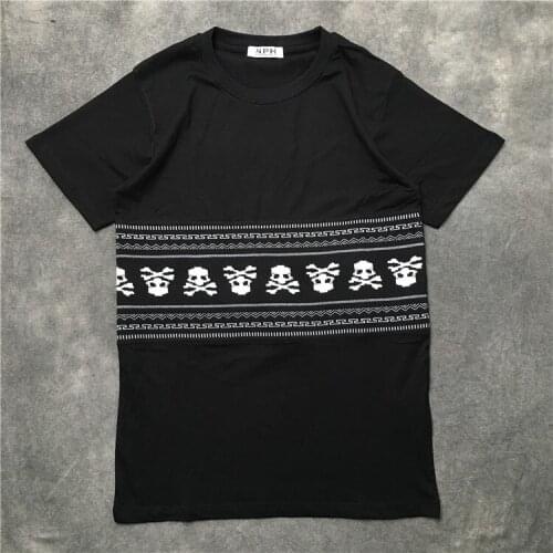 New 2019 parkour Novelty Mastermind skull bones MMJ T Shirts T-Shirt Hip Hop Skateboard Street Cotton T-Shirts Tee Top Top #AB26