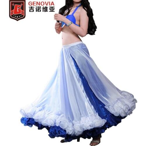 2019 New Arrival Chiffon Women Belly Dance Skirt Professional Belly Dance Skirt