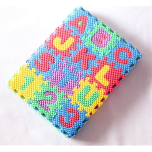 Sale 1set(36 pieces)Dollhouse Mini Numbers, English Puzzles Mats for Dollhouse Furniture Decoration Toys Accessories