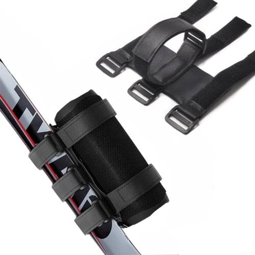 PU Leather Bicycle Water Bottle Holder Rack Fixing Strap MTB Road Bike Bluetooth Speaker Mount Strap Ultra Light Cycle Equipment