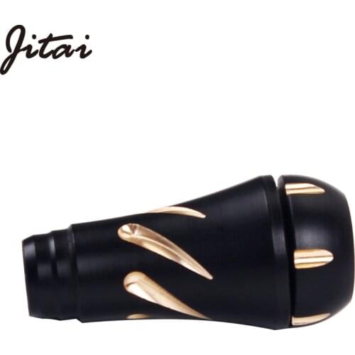 JITAI Fishing Reel Handle Metal Knobs Crank Rocker Knobs Black Red Color DIY Reel Handle Replacement Tackle Accessory Tools