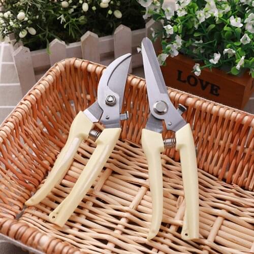Stainless Steel Garden Scissors Grafting Tool Fruit Tree Pruning Shears Bonsai Pruners Garden Shears Gardening Secateurs Scissor