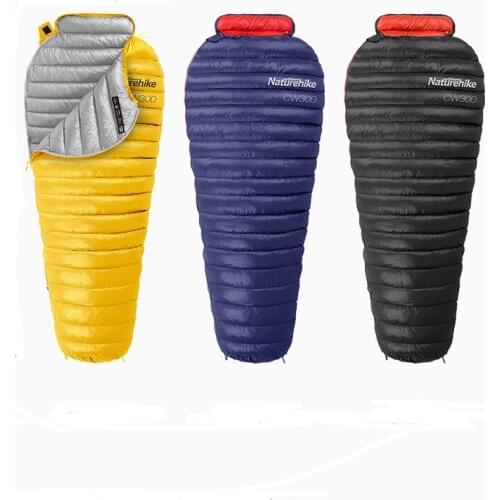 Mummy Style White Goose Down 1500G Filling Ultralight Waterproof Can Be Spliced Sleeping Bag Sac De Couchage Slaapzak