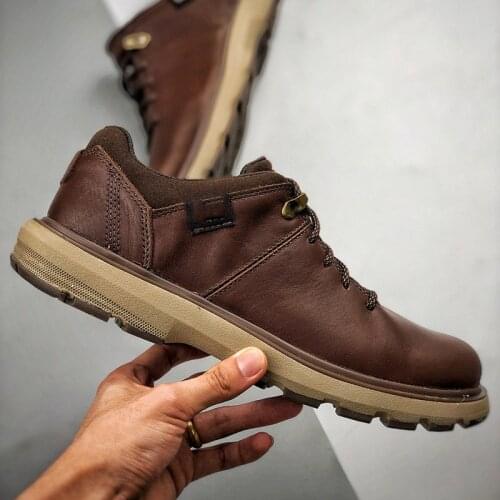 Soft leather mens leather shoes brown spring and autumn low-top shoes breathable casual fashion dress trendy genuine leather