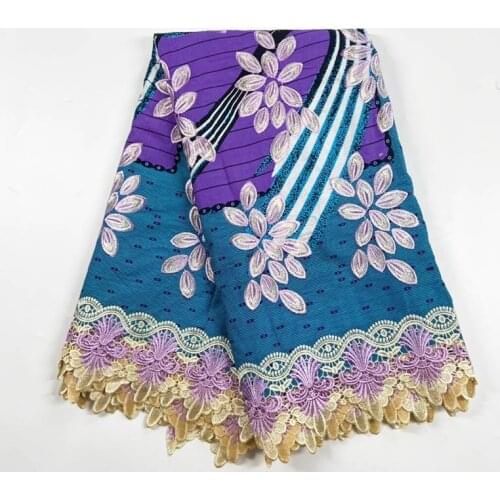 Wax African lace Fabric With Stones High Quality Guipure Lace Fabric 2021 African Wax Lace For Women