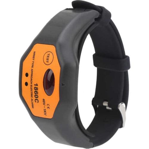 High Voltage Alarm ETCR-1860C 40V-1KV High Voltage Alarm Wrist-Mounted Non-Contact Electric Alarm for Power Maintenance