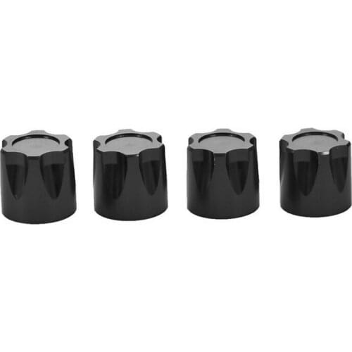 4PCS Aluminium RC Car Wheel Rim Center Cap M4 Nut for 1/10 RC Crawler Axial SCX10 90046 Traxxas TRX4 D90 Tamiya MST