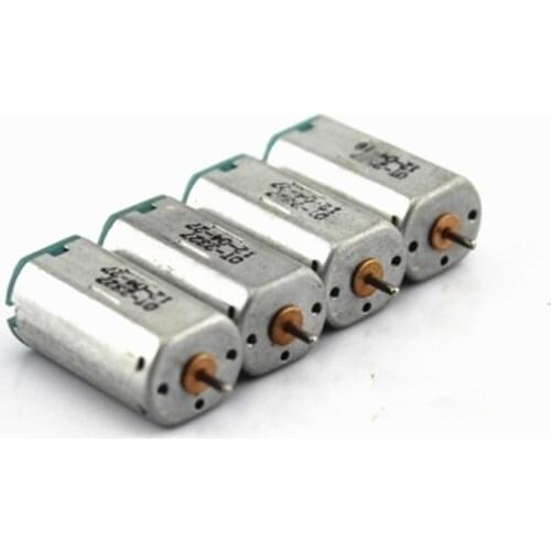 4pcs N40 Micro DC motor, high speed N40 motor, strong magnet model motor 1mm shaft