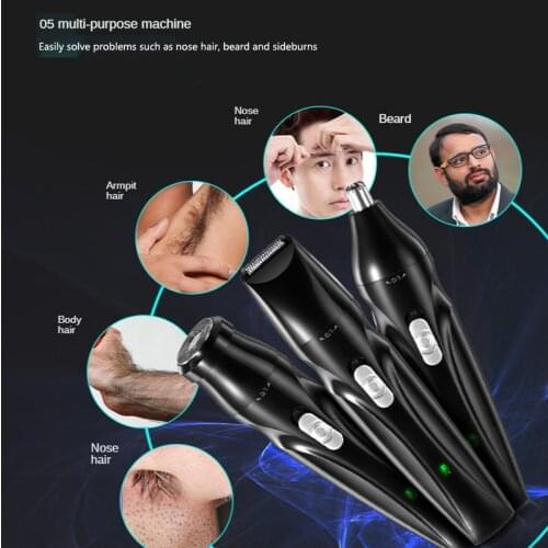 5 in 1 Multifunctional Mini Electric Shaver Beard Nose Hair Trimmer Rechargeable Razor For Men Shaving Machine