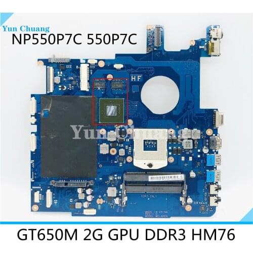 BA92-09938A BA92-09944A BA92-09944B For Samsung NP550P7C 550P7C 17.3 inch Laptop motherboard NVIDIA GeForce GT650M BA92-09954A