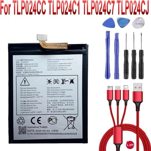 TLP024CC TLP024C1 TLP024C7 TLP024CJ Battery For Alcatel 1X 1X Dual SIM 1X Dual SIM LTE 1X LTE TCL AU5A Plus Batteries