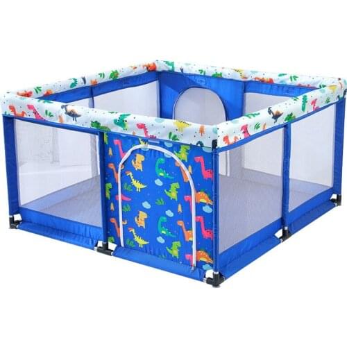 Baby Game Fence Dinosaur Foldable Indoor Ball Pool Toy Fence Toddler Guardrail Baby Ball Pool Playpen