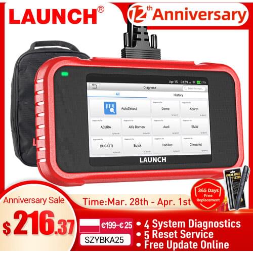 LAUNCH X431 CRP129E Obd2 Eobd Code Scan Tool Scanner Support Engine ABS SRS AT+Brake Oil SAS ETS TMPS Reset CRP 129E CRP129