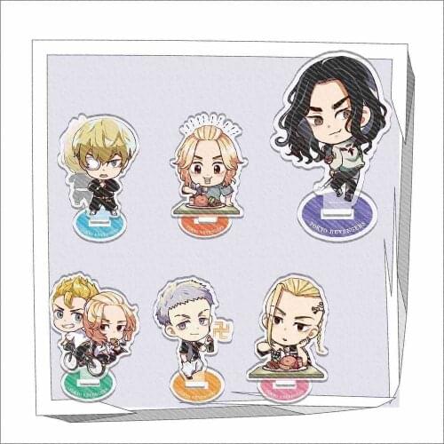 Anime Tokyo Revengers Figure Cosplay Acrylic Stands Manjiro Ken Takemichi Hinata Atsushi Model Plate Fans Collection Gift