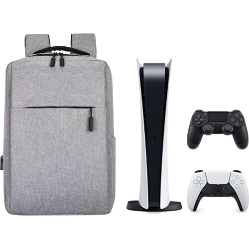 For PS5 Game Sytem Backpack Canvas Carry Bags Case Protective Shoulder For PlayStation 5 PS5 Console Travel Storage Backpack