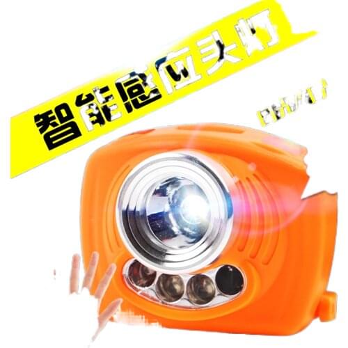 Induction charging smart headlights night fishing headlight switch light waving wearing bright lights fishing lights Fishing