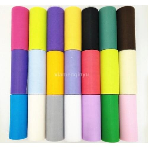 15cm 22M Mesh Tulle Roll Spool for Wedding Decoration DIY Gift tutu birthday fabric spool white blue red party Supplies 5z