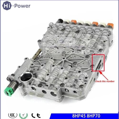 8HP45 8HP70 Transmission Valve Body w/Solenoids For BMW X3 3.0L X5 X6 L4 2.0L Refurbished