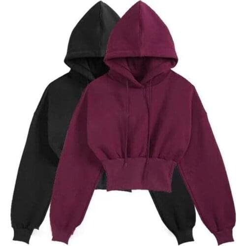 Женские короткие толстовки LIBERJOG China At AliExpress