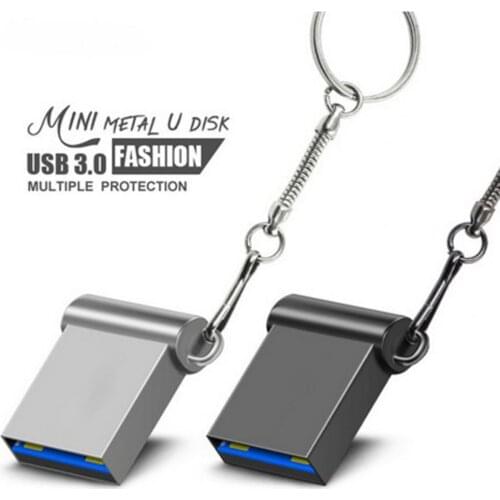 MIni 8/16/32/64GB Large Memory USB 3.0 High Speed Metal Car U Disk Flash Drive Waterproof Disk 3.0 Memoria Usb Stick Gift