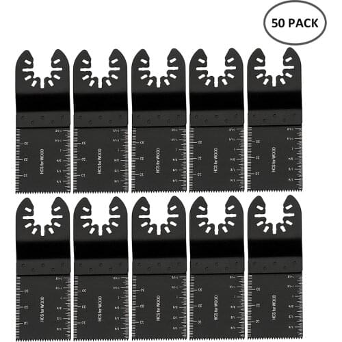 Multi-Function Bi-Metal Oscillating Saw Blade Multitool Renovator Precision Saw Blades with Finger Sand Paper for Wood/Tile Cut