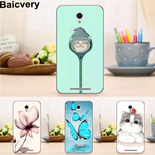 Newest Soft Back Cartoon Case Fashion Cover for ZTE Blade L110 / A110 Funda Coque Case for ZTE Blade L110 Top Quality