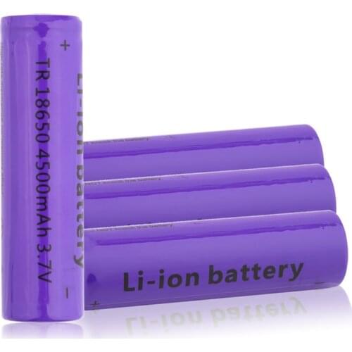 18650 Battery rechargeable lithium battery 4500mAh 3.7V Li-ion battery for flashlight Torch flashlight 18650 Batteries