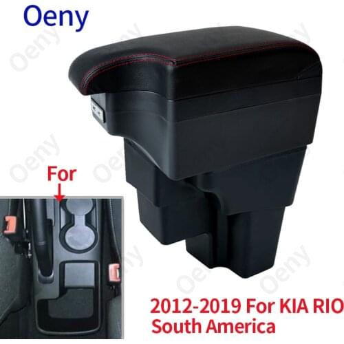 For KIA RIO Armrest For KIA STONIC Armrest box Europe South America Retrofit parts Car Center Storage car accessories 2015-202
