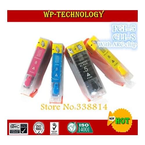 4 color Full ink for PGI5 CLI8 refill cartridge , for pgi-5 cli-8 suit for Canon iP3300,iP4200,iP4300,iP4500,iP5200 etc