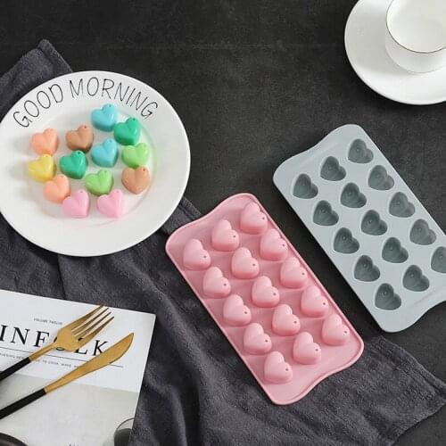Love Heart Shaped Silicone Chocolate Fondant Cake Mold Jelly Mould Kitchen Baking Accessories Silicone Bakeware