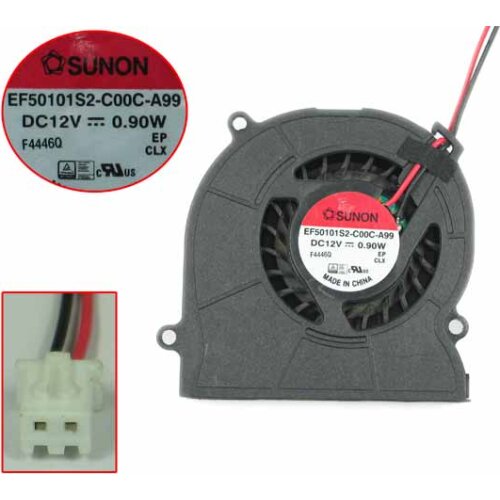 SUNON EF50101S2-C00C-A99 DC 12V 0.9W 2-Wire Server Cooling Fan
