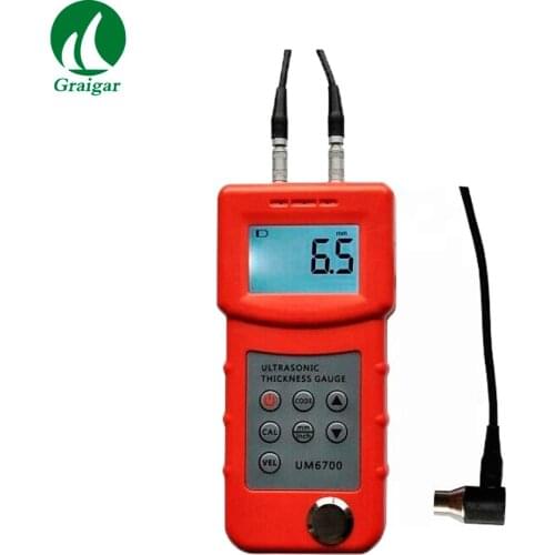UM6700 Portable Ultrasonic Thickness Gauge 1.0 to 280mm 0.06 to 11.8inch in Steel