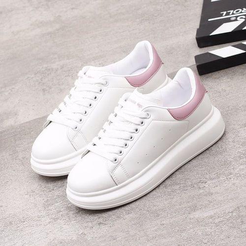 Spring Designer Wedges White Shoes Female Platform Sneakers Women Tenis Casual Female Woman Trainers Shoes