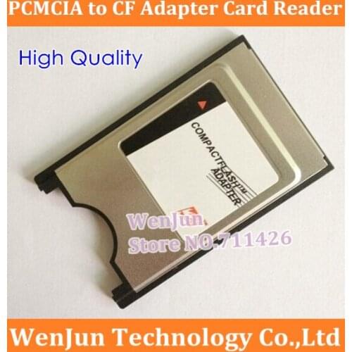 50PCS Free Shipping PCMCIA CF Adapter Card Reader Pcmcia To CF Compact Flash Card High Quality