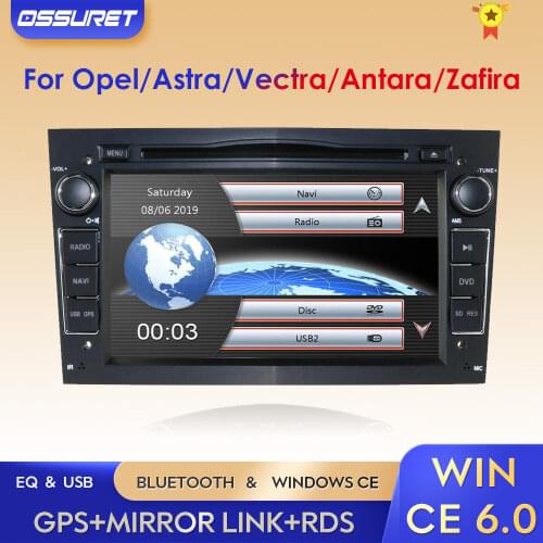 7 Inch Double 2 Din Car DVD PlayerFor OPEL Astra Meriva Vectra Antara Zafira Corsa Vauxhall Free Map