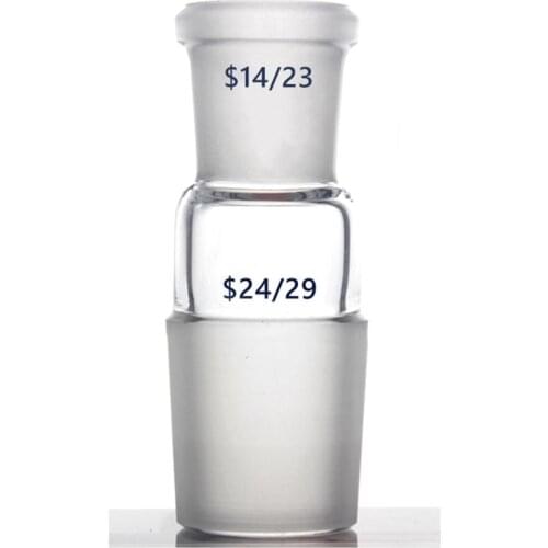 Glass Reducing Adapter From 24/29 To 14/23,Lab Chemical Glassware